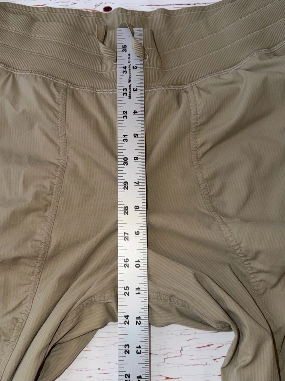 Lululemon Dance Studio Mid-Rise Jogger Full Length 29” Sheer Oak Size 10